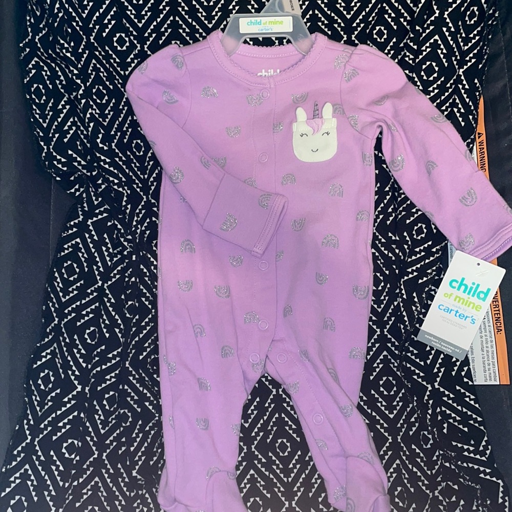 Sparkly unicorn onesie